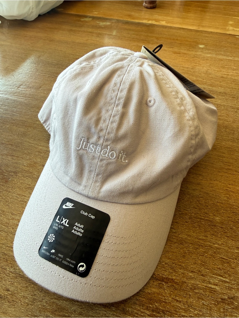 Nike Pale Lavander 'Just Do It.' Club Cap
